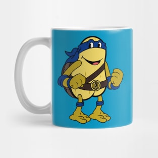 Teenage Mutant Nutty Turtle- Blue Mug